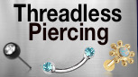 Threadless Piercing