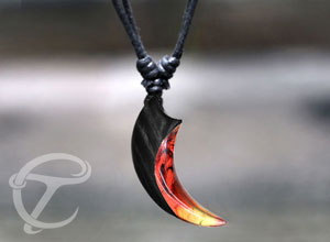 epoxy wooden piercing jewelry,resin wood necklace,
