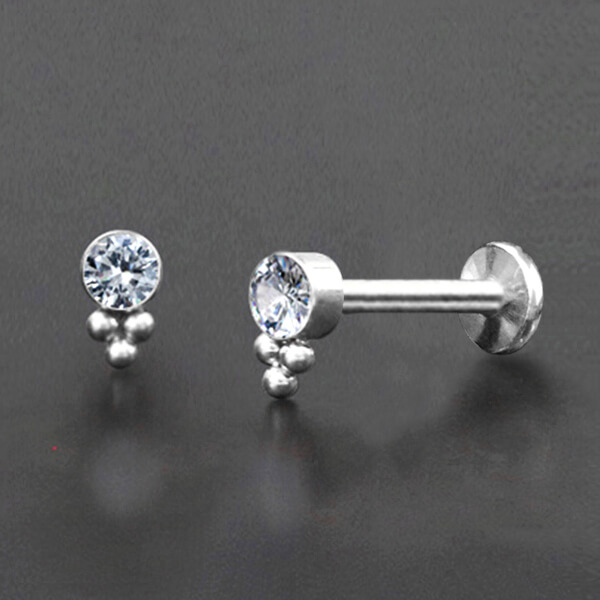 cluster piercing labret,steel body piercing,flat piercing,tragus piercinghelix piercing
