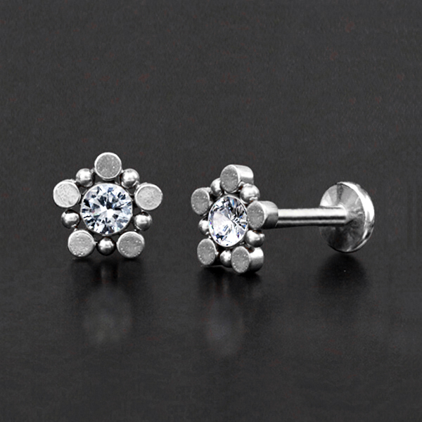 steel labret,crystal labret piercing,wholesale steel piercing jewelry