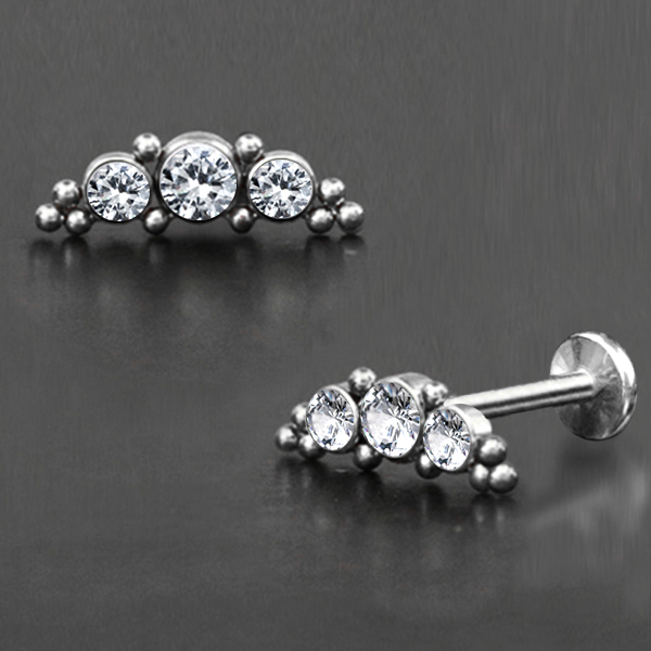 steel labret,helix piercing,flat piercing,wholesale steel body jewelry,labret piercing jewelry