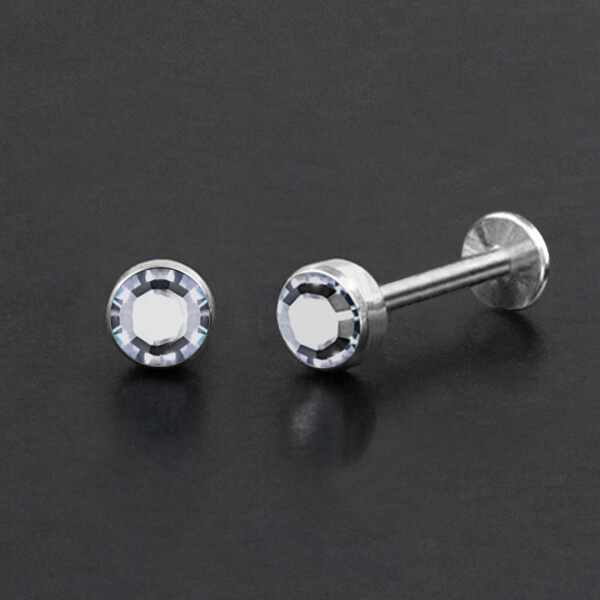 internally threaded,steel piercing labret,steel piercing wholesale,labret piercing jewelry