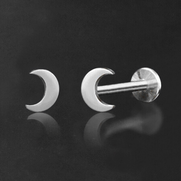 steel labret piercing,tragus piercing,flat piercing,helix piercing, lip piercing,labret jewelry,internally threaded steel piercing