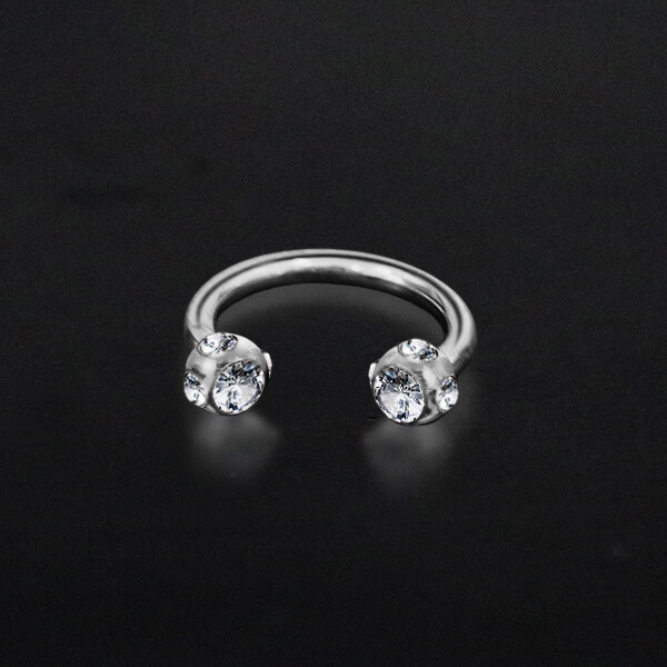 circular steel barbell,steel body jewelry,septum piercing,conch piercing,helix piercing