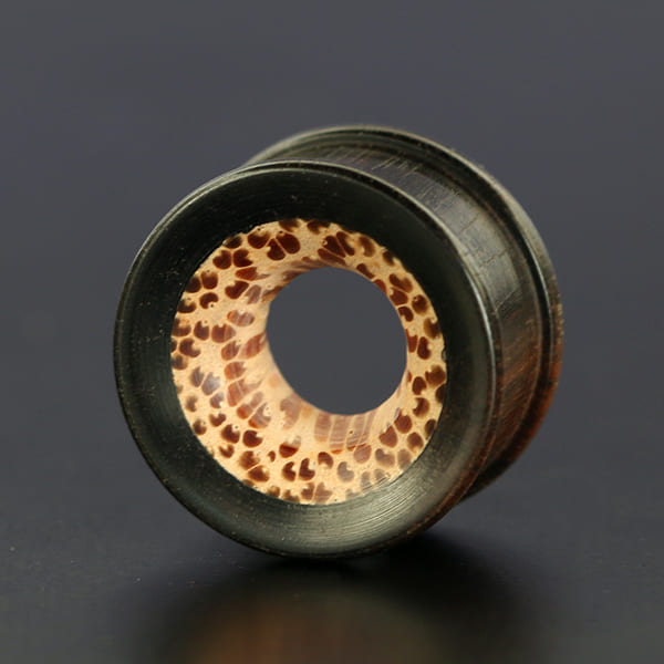 Concaved,iron coco,wood,plug