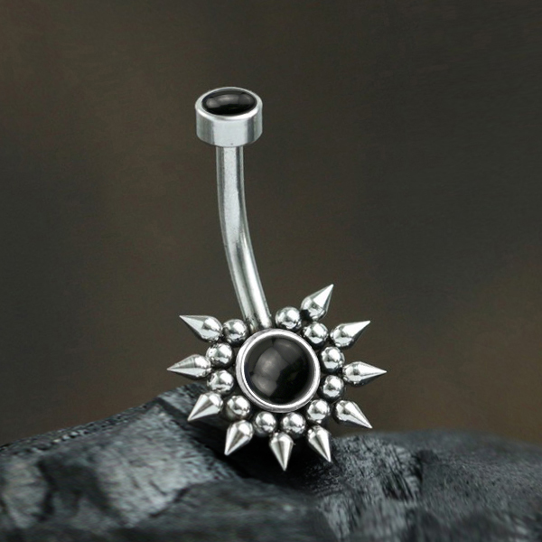 hypoallergenic steel navel bar,steel jewelry,wholesale body jewelry