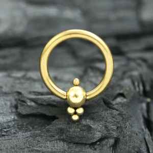 Steel Piercing Ball Closure Rings (BCR) 2 XR 100G