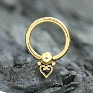 Steel Piercing Ball Closure Rings (BCR) 2 XR 103G