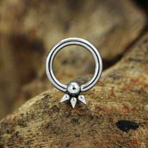Steel Piercing Ball Closure Rings (BCR) 2 XR 104X
