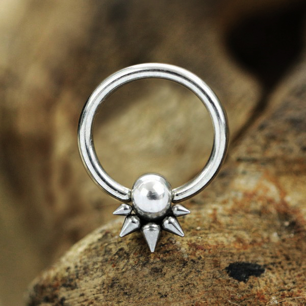 gothic piercing jewelry,steel BCR piercing,septum piercing,lobe piercing
