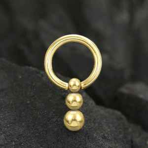 Steel Piercing Ball Closure Rings (BCR) 2 XR 106G