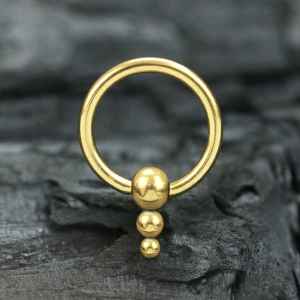 Steel Piercing Ball Closure Rings (BCR) 2 XR 107G