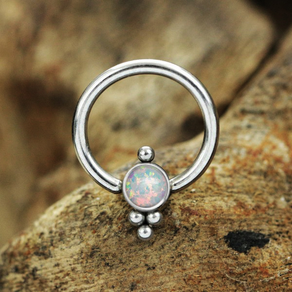 steel piercing BCR,steel cluster piercing,conch piercing,snug piercing,helix piercing