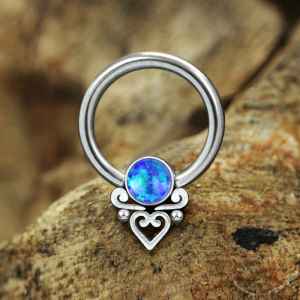 Steel Piercing Ball Closure Rings (BCR) 2 XR 204X OB