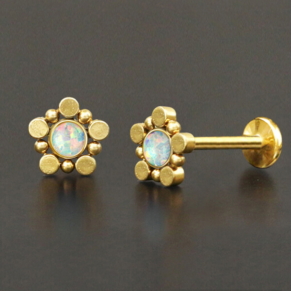 labret piercing,steel labret,steel piercing,Steel body jewelry