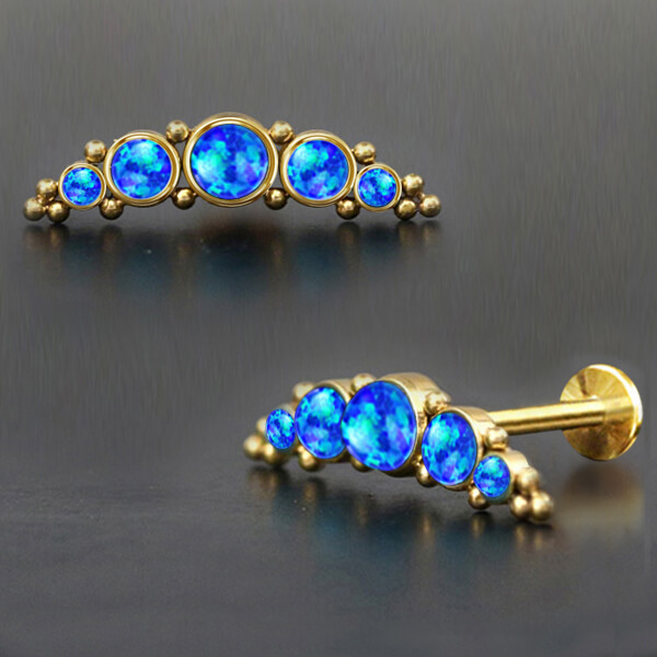 steel piercing labret,steel piercing,flat piercing,helix piercing