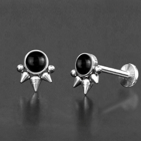 piercing clusters,steel jewelry,steel piercing labret,labret piercing,flat piercing,lobe piercing