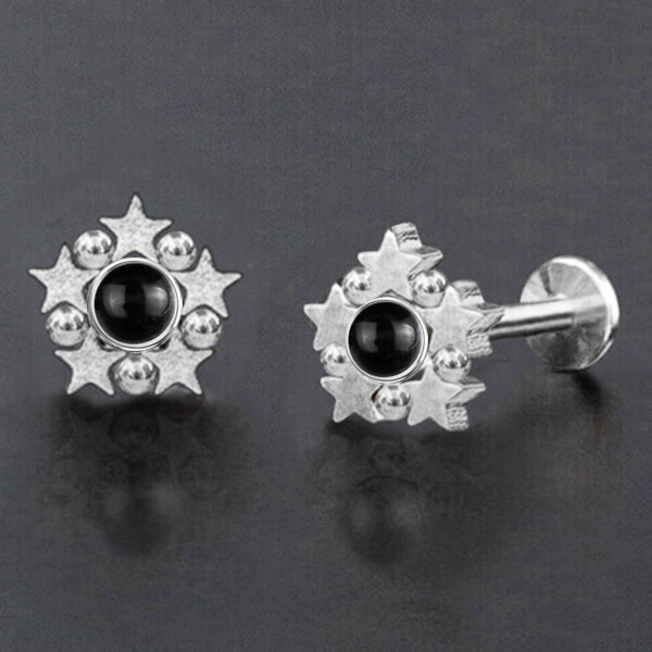 steel piercing jewelry,steel piercing labret,hypo allergenic,labret piercing