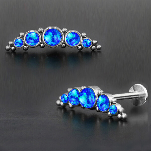 steel piercing labret,steel piercing,flat piercing,helix piercing