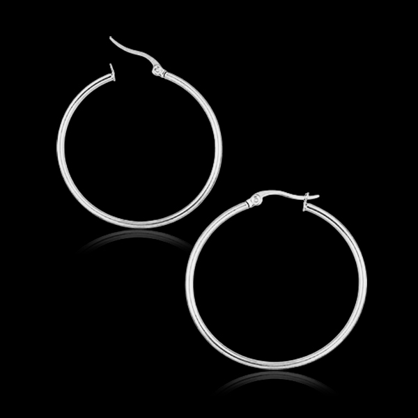 steel hoop earring,wholesale steel jewelry