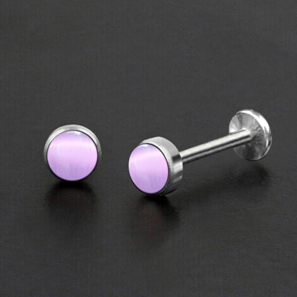 steel piercing labret,labret piercing,wholesale steel body jewelry