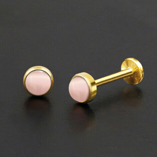 steel piercing labret,labret piercing,wholesale steel body jewelry