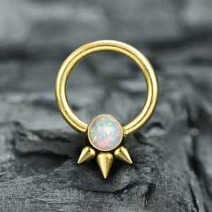 Steel Piercing Ball Closure Rings (BCR) 2 XR 201G OW