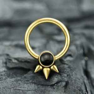 Steel Piercing Ball Closure Rings (BCR) 2 XR 201G O