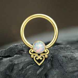 Steel Piercing Ball Closure Rings (BCR) 2 XR 204G OW