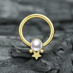 Steel Piercing Ball Closure Rings (BCR) 2 XR 205G WP