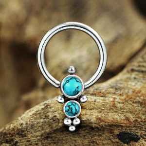 Steel Piercing Ball Closure Rings (BCR) 2 XR 206X TQ