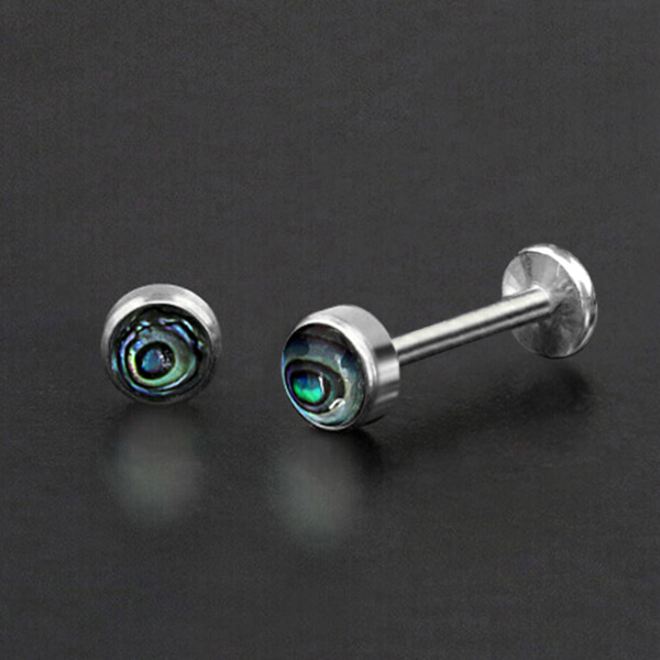 steel piercing labret,labret piercing,wholesale steel body jewelry