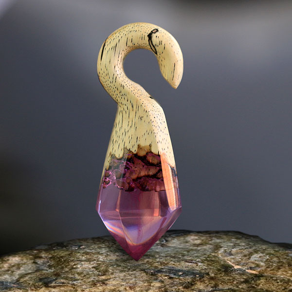 epoxy wood ear-weight,wood jewelry,wood piercing,epoxy jewelry,resin piercing jewelry