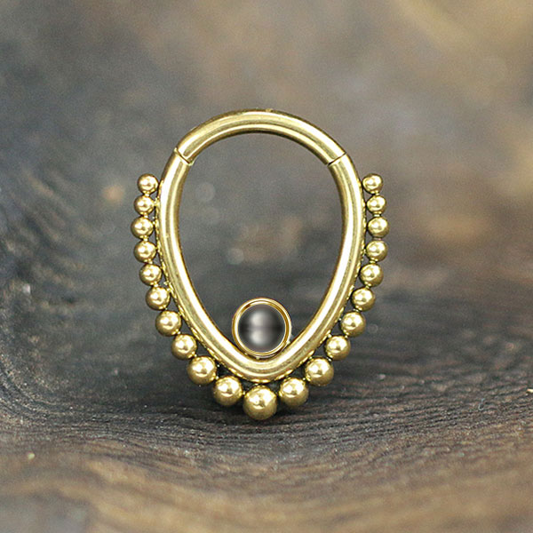 hinged segment ring,steel jewelry,steel piercing cluster,steel body jewelry,snug piecing,helix piercing,septum piercing