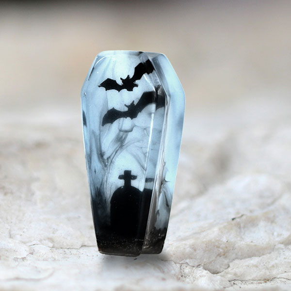 epoxy ear plug,epoxy jewelry resin,resin piercing jewelry,gothic jewelry