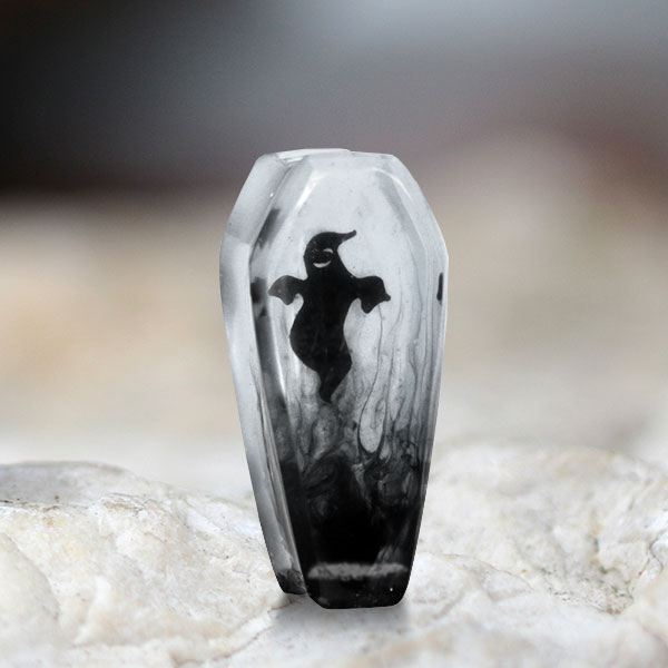 coffin earplug,epoxy jewelry resin,resin jewelry,Halloween jewelry,wholesale resin jewelry,epoxy piercing jewelry