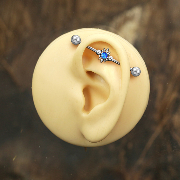 steel piercing,industrial steel barbell,construction piercing,wholesale steel body jewelry