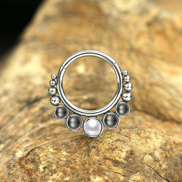 hinged steel segment ring piercing,steel body piercing jewelry,wholesale body jewelry