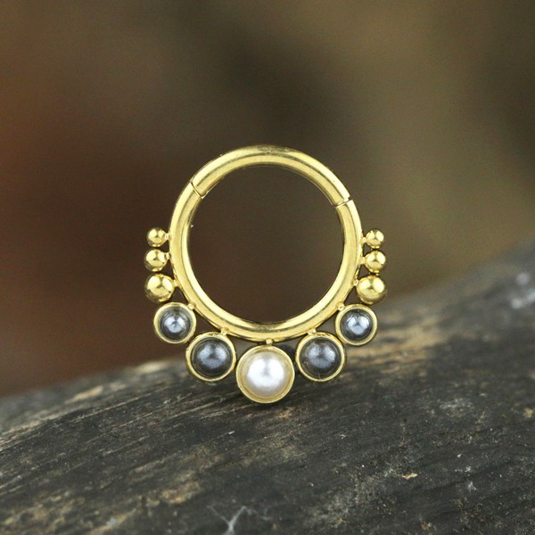 hinged steel segment ring piercing,steel body piercing jewelry,wholesale body jewelry