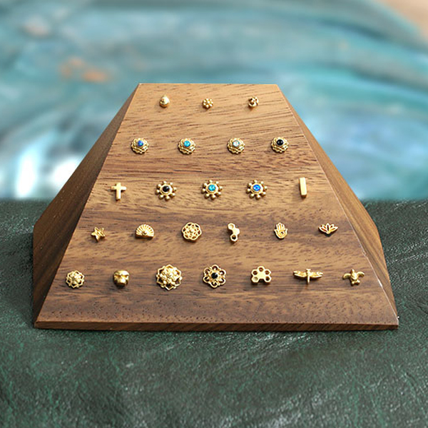 body piercing jewelry,piercing jewelry display,threadless piercing