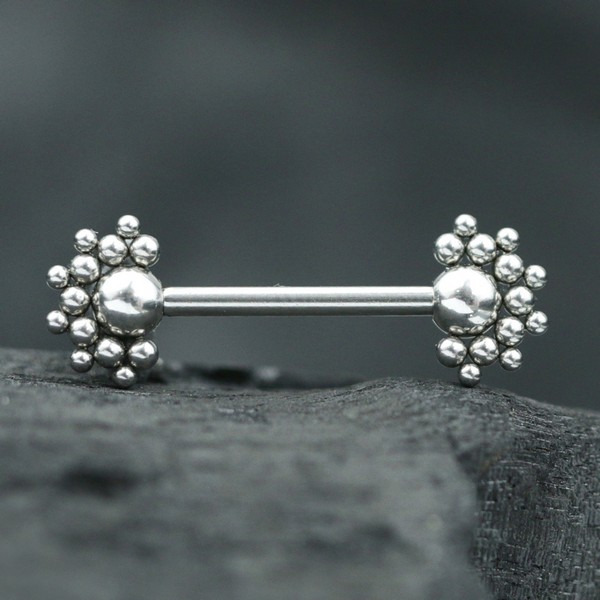 nipple barbell,piercing cluster,nipple piercing jewelry,wholesale steel piercing