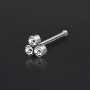 Steel Piercing Nose Jewelry XO 101X CZ