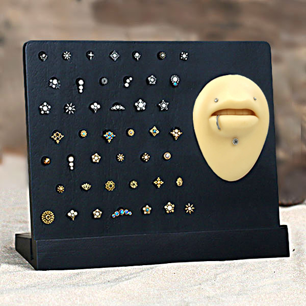 Wooden jewelry,labret piercing,labret piercing jewelry,jewelry display tray