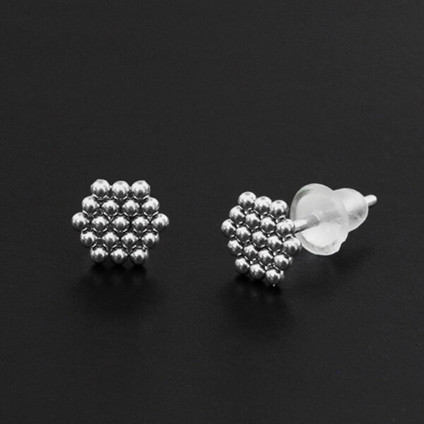 steel ear stud,ear piercing,wholesale steel body jewelry