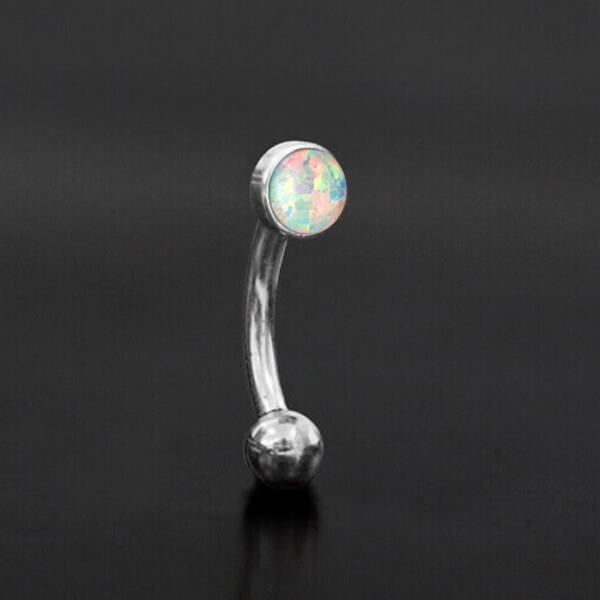 eyebrow piercing,wholesale steel body jewelry,curved steel piercing bars,rook piercing,eyebrow jewelry