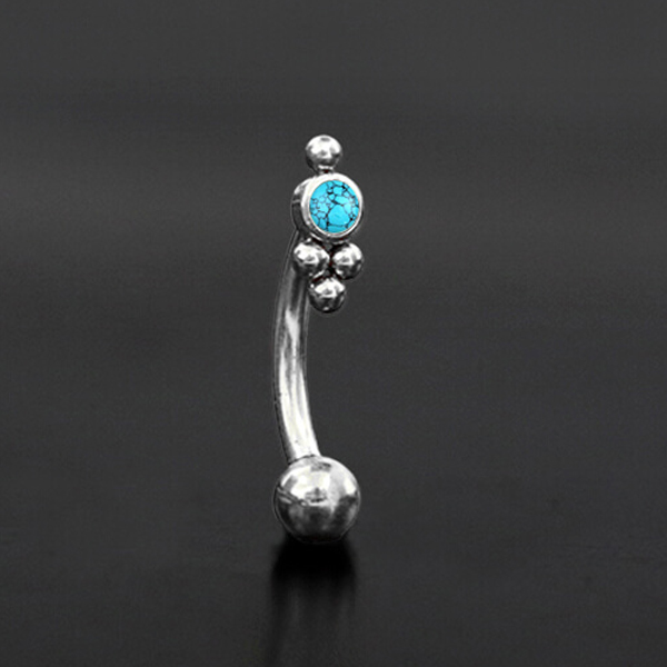 eyebrow piercing jewelry,1.2mm curved barbells,eyebrow piercing,rook piercing