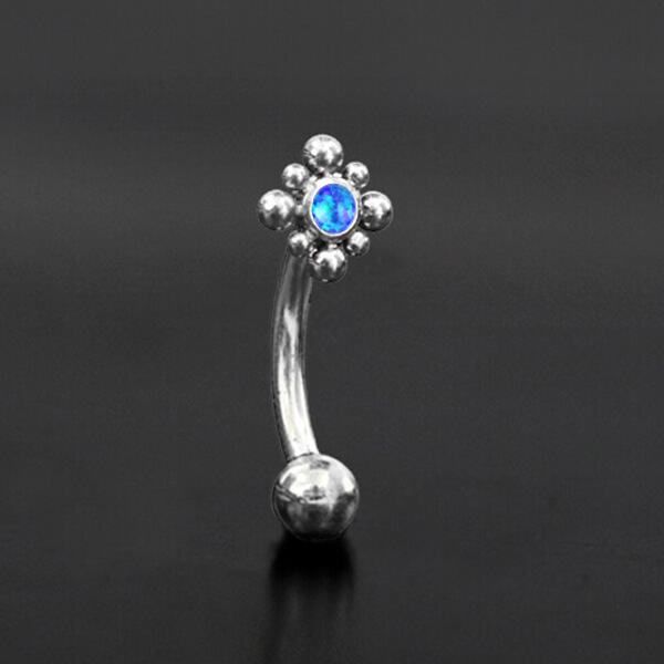 eyebrow piercing bars,rook piercing,internally threaded piercing,hypo allergenic steel