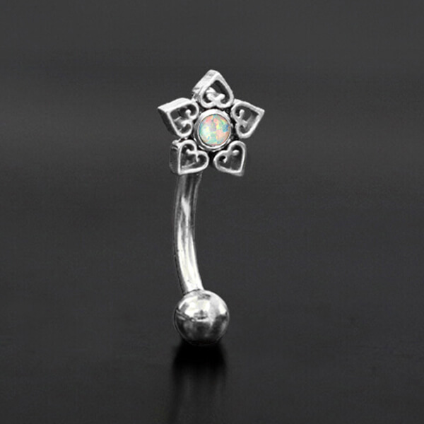 eyebrow piercing,rook piercing,internally threaded piercing,steel piercing jewelry,eyebrow jewelry