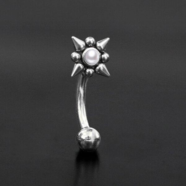 eyebrow piercing,rook piercing,internally threaded piercing,steel piercing jewelry,eyebrow jewelry