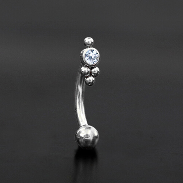 eyebrow piercing,rook piercing,internally threaded piercing,steel piercing jewelry,eyebrow jewelry